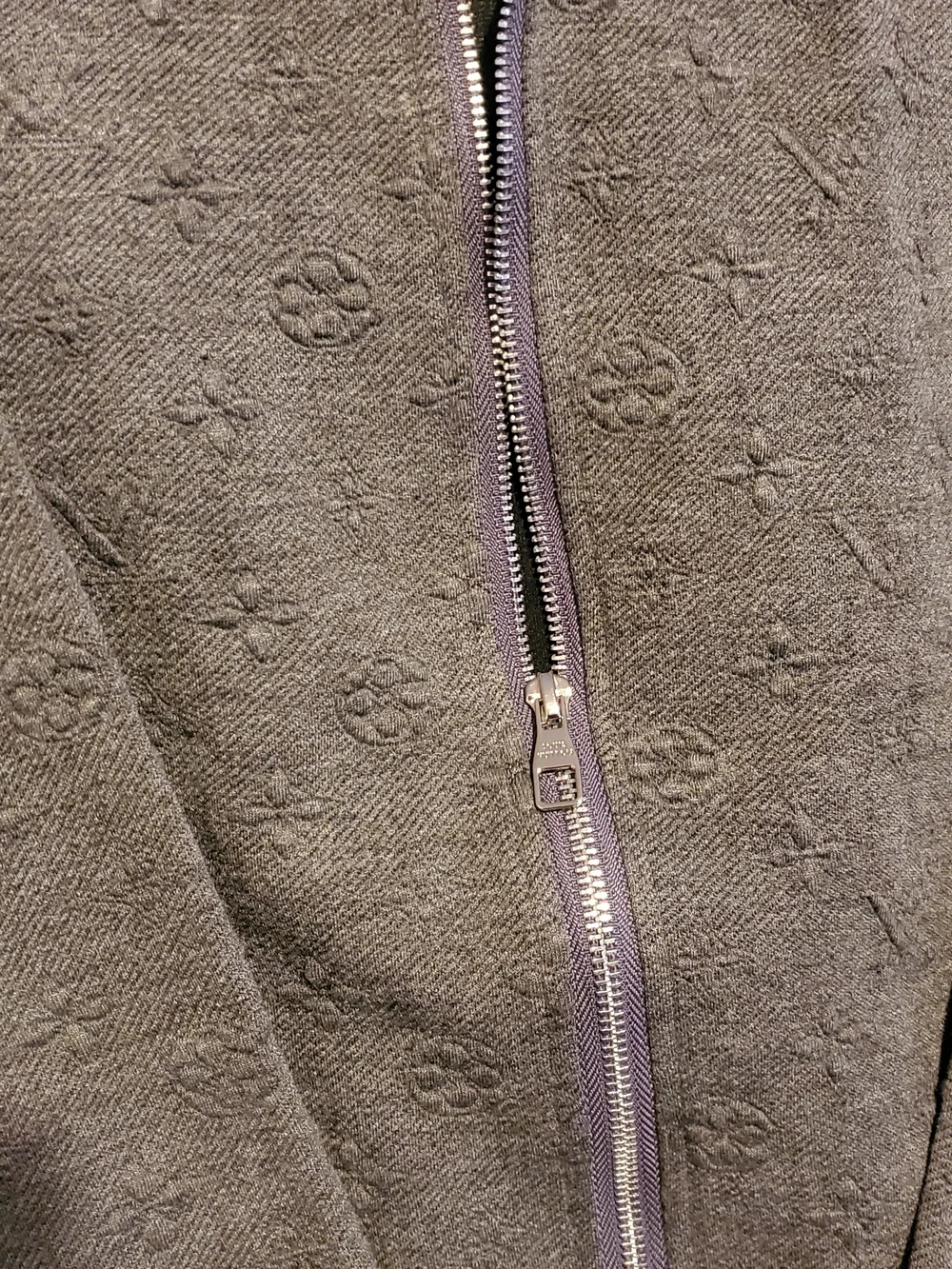 Louis Vuitton Men's Gray Embossed Monogram Pants